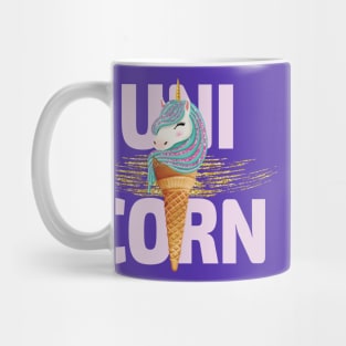 Unicorn Ice Cream Cone Mug